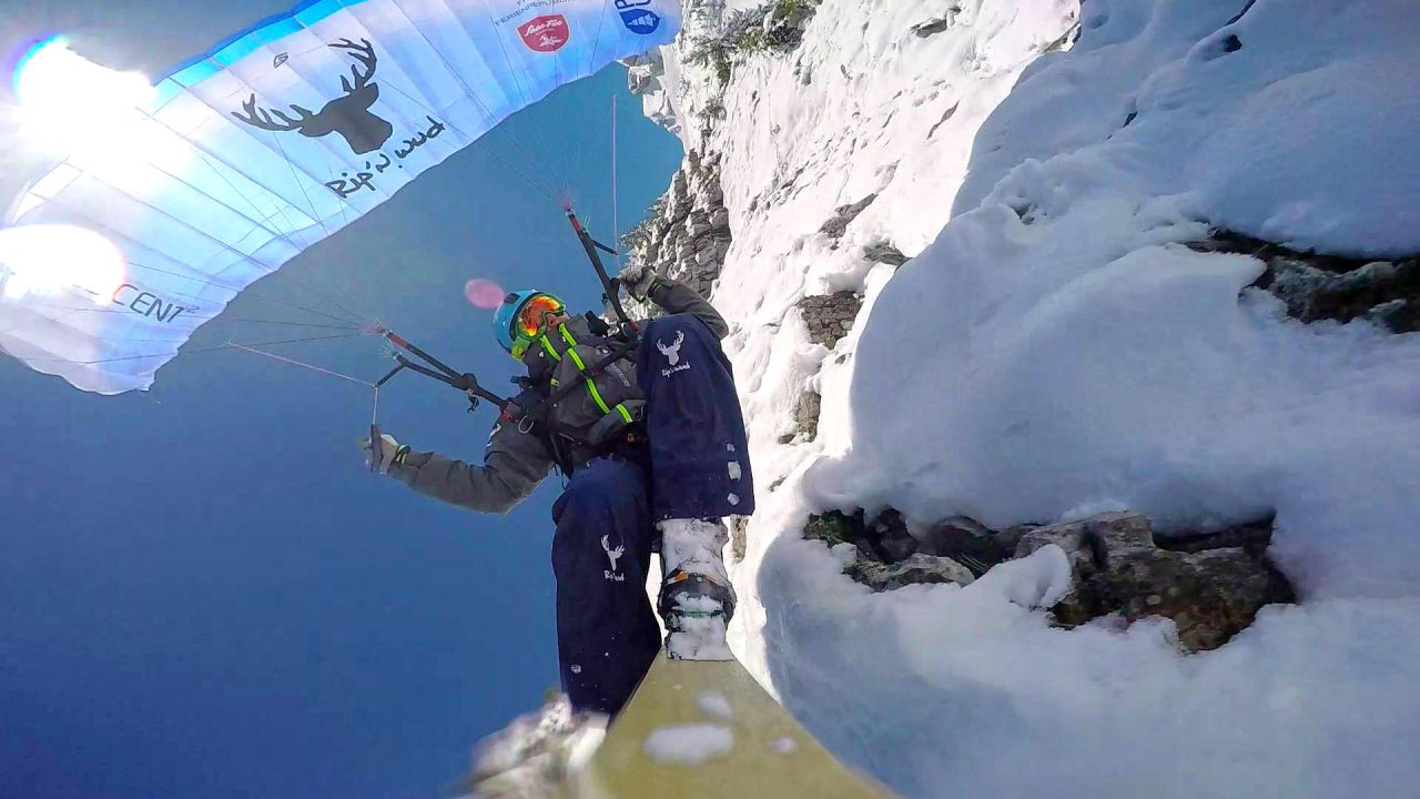 RipnWud Skis paraglide